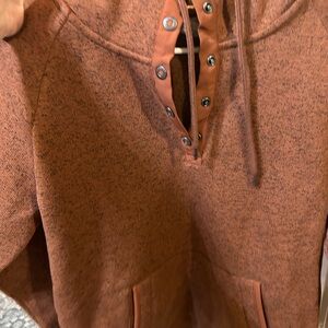 Women's Brown Hoodie Sweatshirt